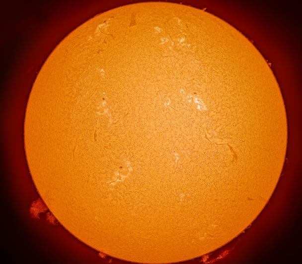 Sol H alpha 24 junio Sol H alpha 24 junio