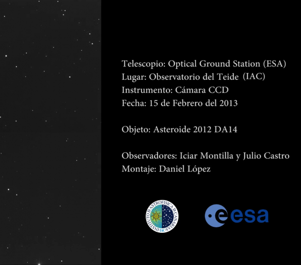 Asteroid 2012 DA14