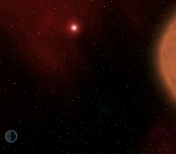 Binary system of brown dwarfs