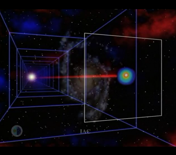 Effect of gravitational lens and formation of the Einstein cross