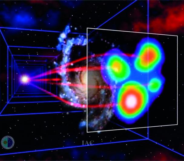 Gravitational lensing effect and Einstein cross formation Gravitational lensing effect and Einstein cross formation
