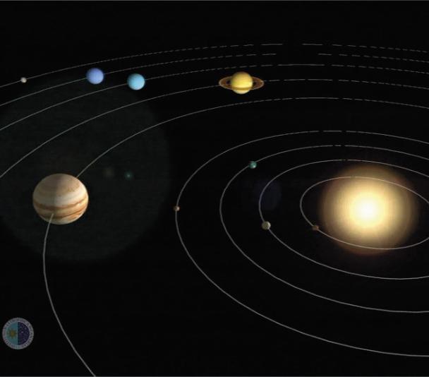 Schematic Solar System