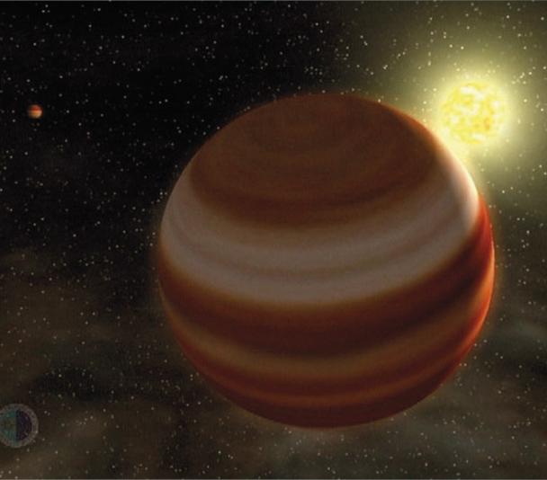 Exoplaneta con estrella