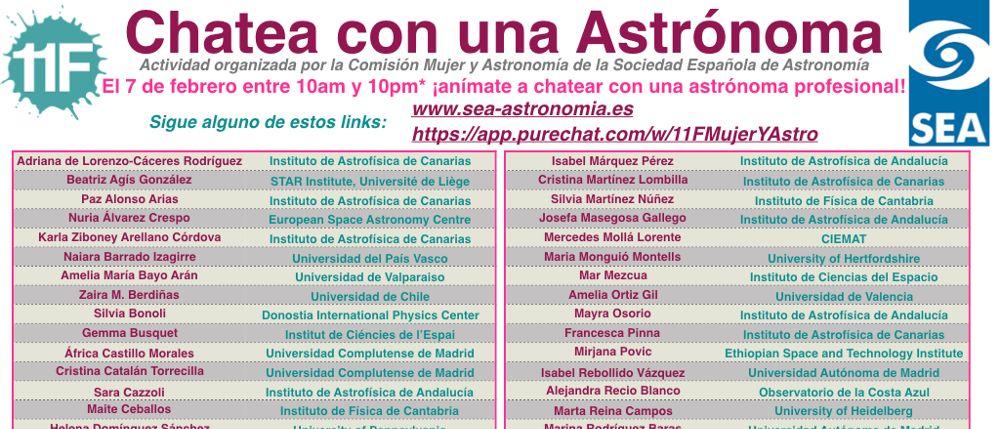 Chatea con una Astrónoma