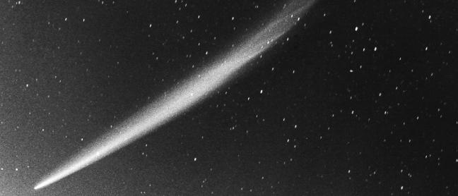 Imagen del cometa Ikeya-Seki en 1965. Crédito: James W. Young (TMO/JPL/NASA).