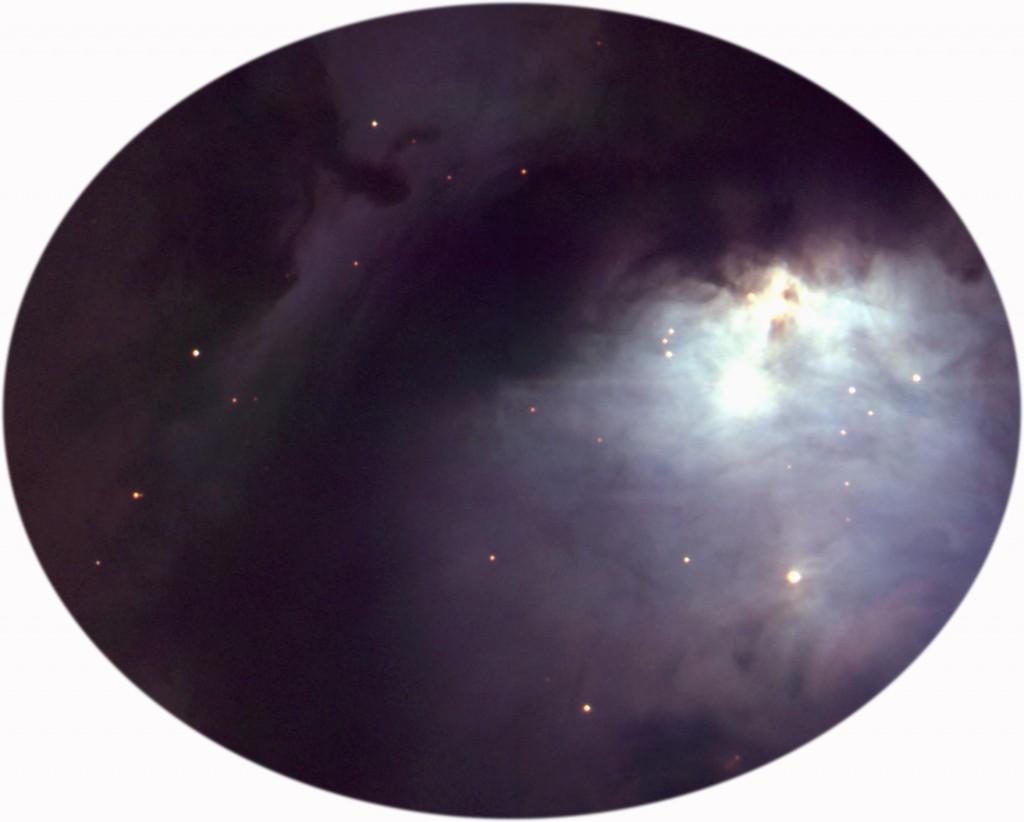 Nebulosa de emisión M78, en la constelación de Orión, obtenida en febrero de 2006 con el telescopio IAC-80 en el Observatorio del Teide como parte de la Imagen Astronómica del Mes (IAM). Crédito: Fabiola Martín y Luis Chinarro (IAC)