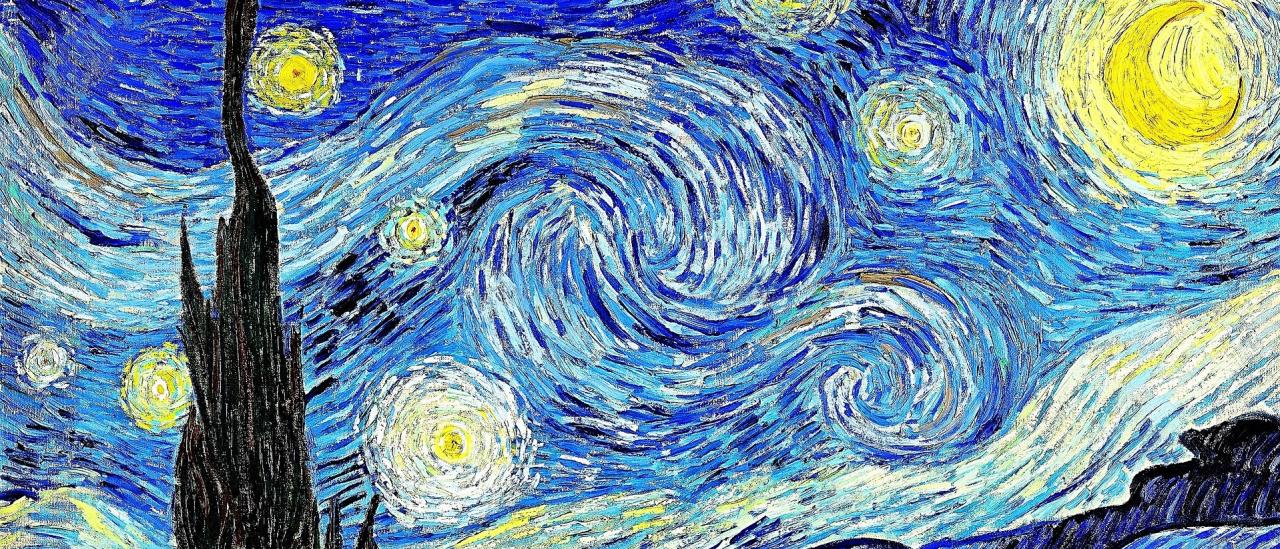 "La noche estrellada", de Vincent van Gogh