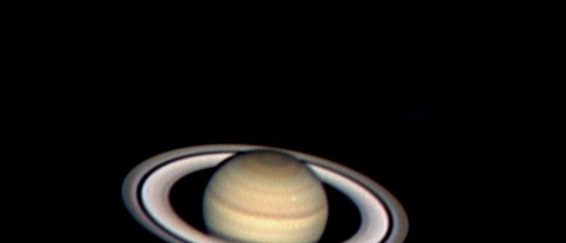 White spot in Saturn