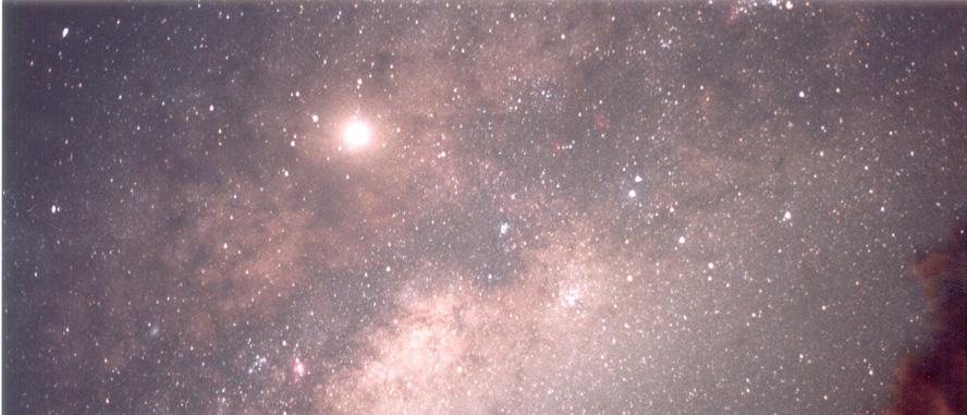 Mars and the Milky Way