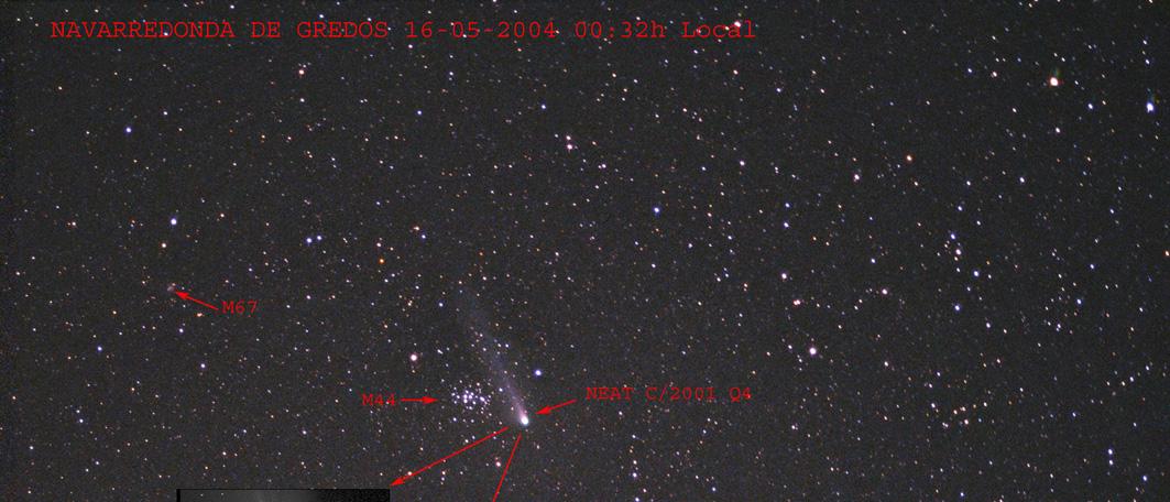 Q4 Neat Comet and Praesaepe Open Cluster