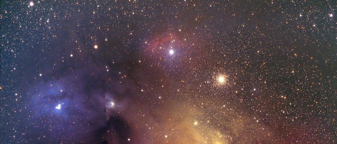 Rho Ophiucus and Antares
