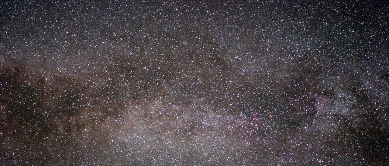 The Milky Way around the constellation Cygnus