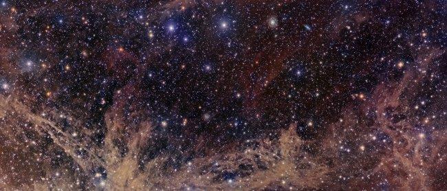 M81 y M82, entre polvo y gas de la Vía Láctea
