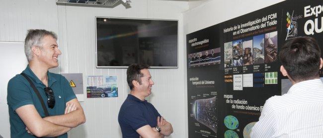 Ignacio Cirac visited the IAC and the Canary Observatories