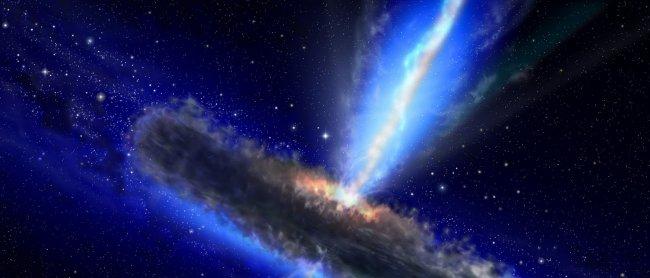 Artistic impression of a active galactic nucleus (AGN). Credit: ESA/NASA, AVO project and Paolo Padovani.