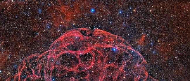 La Nebulosa Espagueti, nueva imagen del astrógrafo remoto del IAC