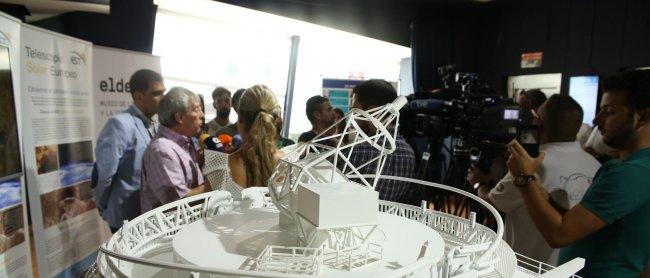 Presentation of the model of the European Solar Telescope at the Elder Museum of Las Palmas