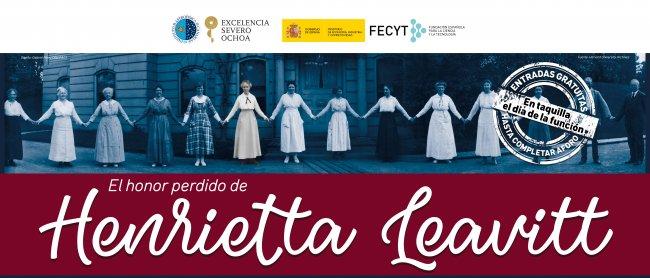 La obra de teatro “El honor perdido de Henrietta Leavitt” se estrena mañana en Tacoronte