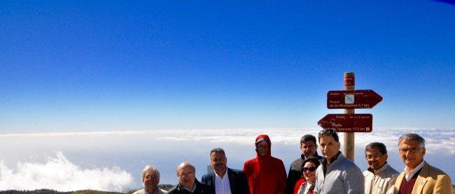 Representatives of the TMT visit the IAC and its observatories