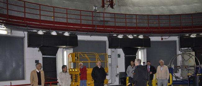 Representatives of the TMT visit the IAC and its observatories