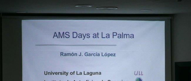 The AMS Conference starts in LaPalma