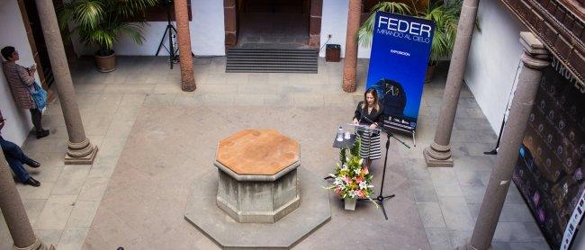 Presentación en La Palma de la exposición “FEDER, mirando el cielo”