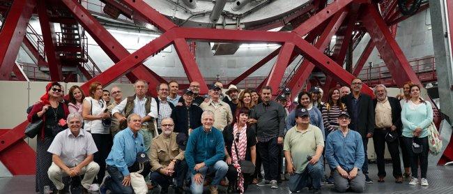 Estrellas de la literatura ‘tocan el cielo’ en el Observatorio de La Palma