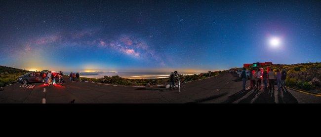 Curso de uso y montaje de telescopios en el Observatorio del Teide. Crédito: Daniel López / IAC.