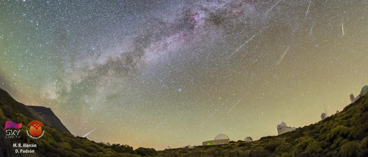 Perseidas desde el Observatorio del Teide