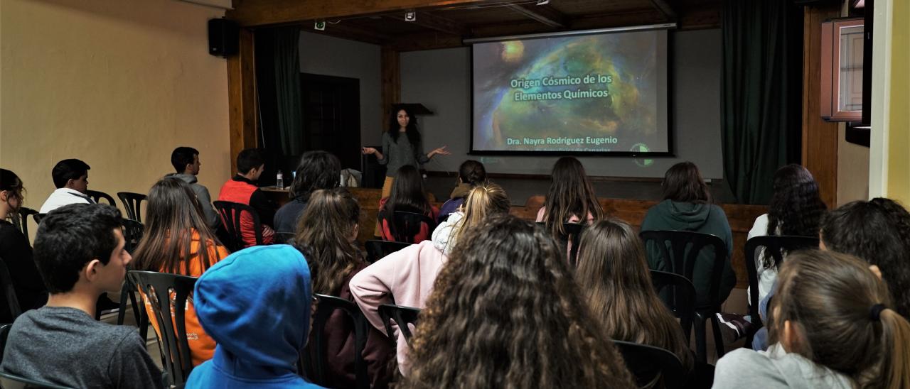 Charla IES Puntagorda - La Palma - Semanas de la Ciencia 2019