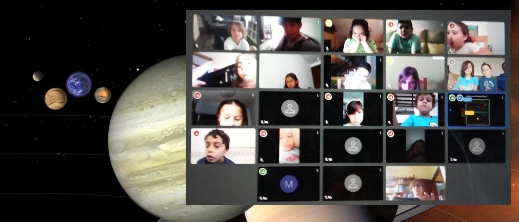 Videoconferencia del proyecto “Habla con Ellas: Mujeres en Astronomía” realizada por la astrofísica divulgadora del IAC Nayra Rodríguez Eugenio con el CEIP Punta Brava (Tenerife)