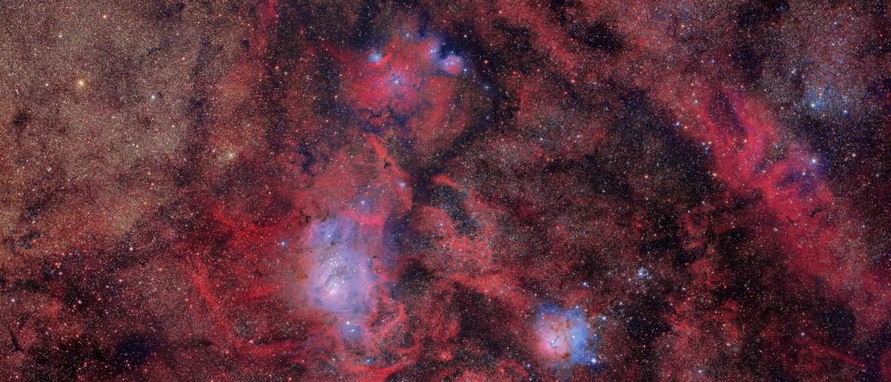 Regiones de Formación Estelar: Nebulosas Laguna (M8), Trífida (M20) y NGC6559