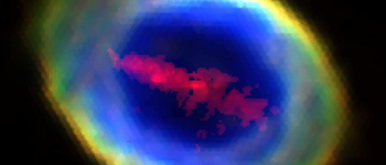 RGB image of the Ring Nebula obtained with WEAVE/LIFU