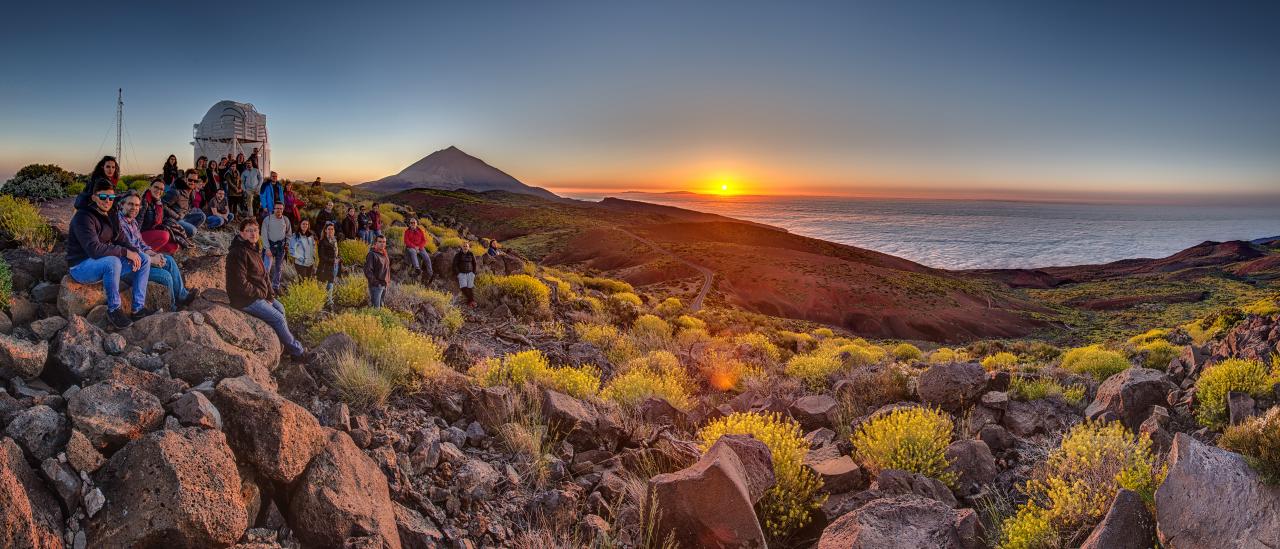 Sunset at Teide Observatory