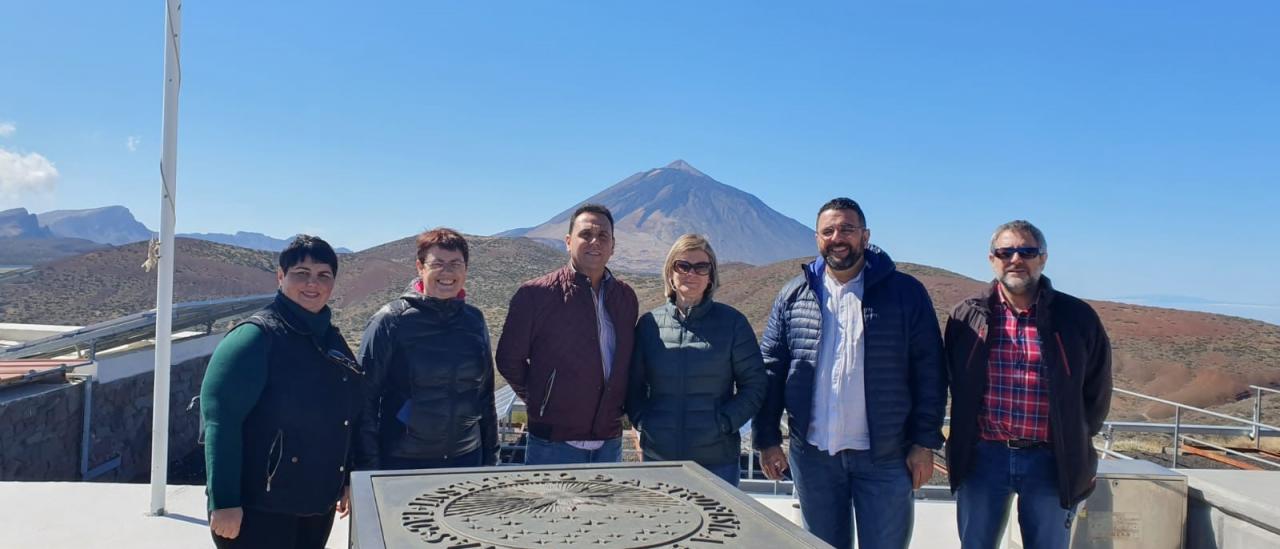 La Corporación Municipal de Tegueste visita el IAC