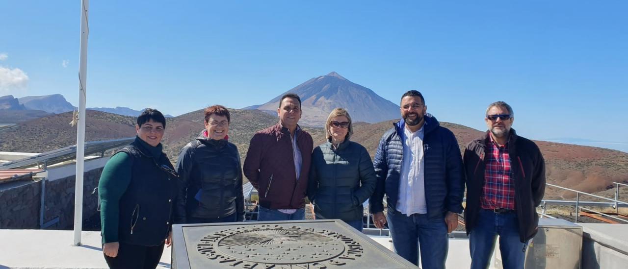 La Corporación Municipal de Tegueste visita el IAC 