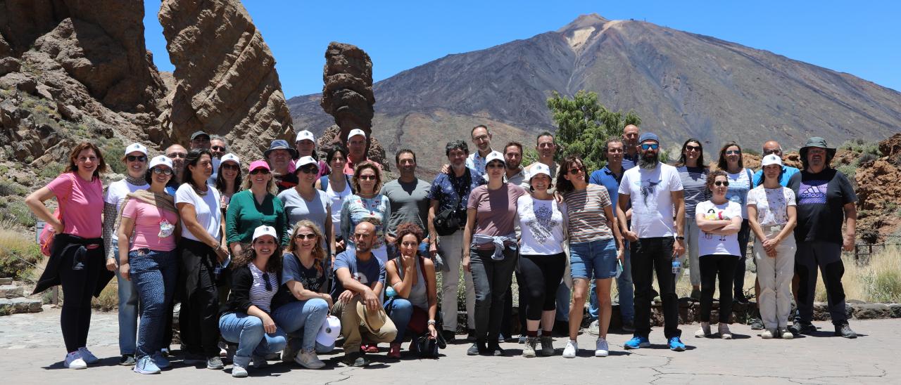 Profesores en los Roques de García