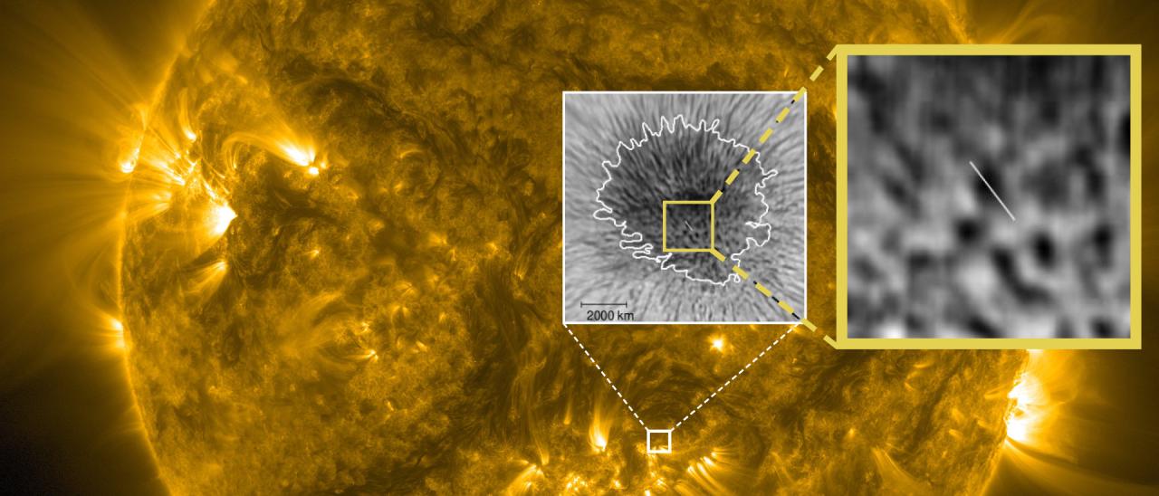  Ondas magnéticas en una mancha solar