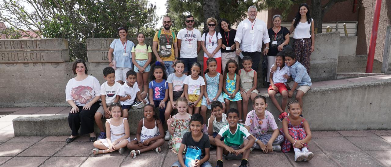 Actividades con niños y niñas saharauis en el MCC y el IAC