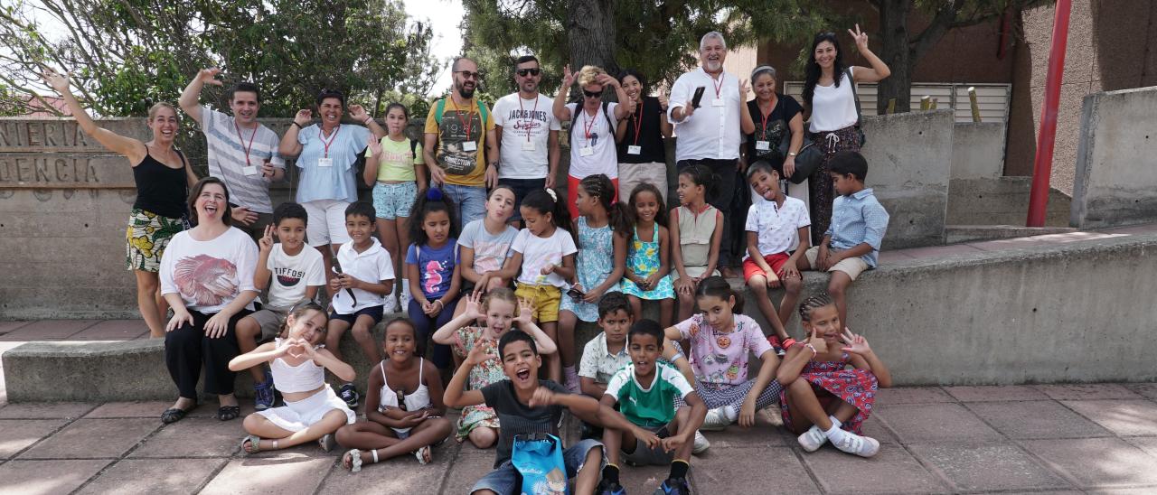 Actividades con niños y niñas saharauis en el MCC y el IAC