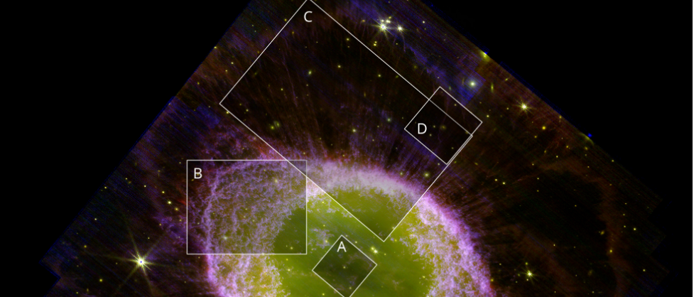 full field of view imaged with NIRCam