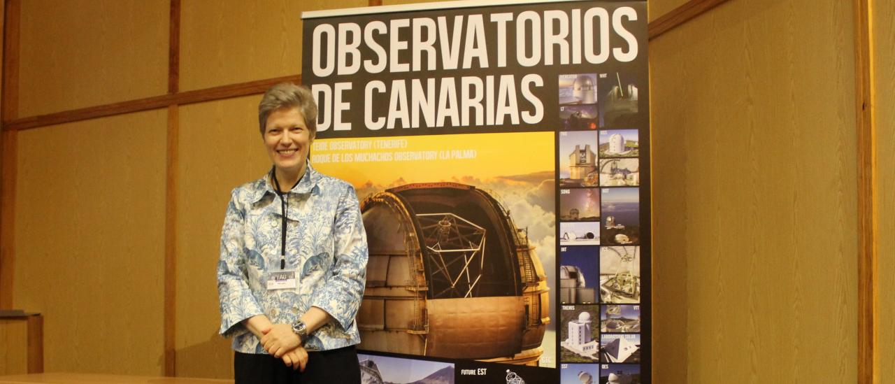 Eva K. Grebel en el IAU Symposium 355, en la Universidad de La Laguna.