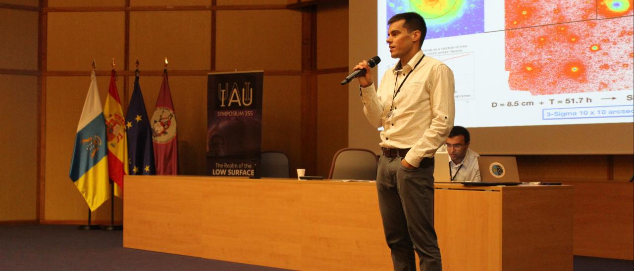 Aleix Roig during the IAU Symposium 355