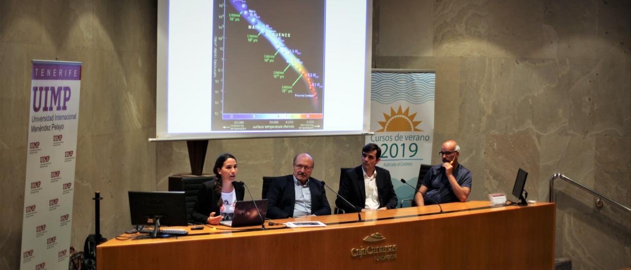 Patricia Chinchilla, Rafael Rebolo, José Alberto Rubiño and Antonio Eff-Darwich. 