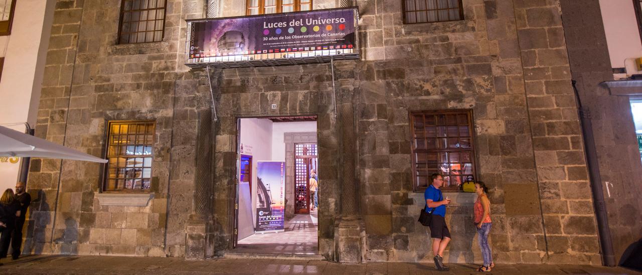 El Palacio Salazar, ubicado en Santa Cruz de La Palma, albergará la exposición "Luces del Universo" hasta el 10 de octubre