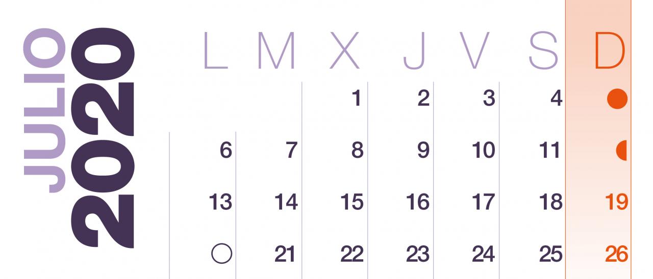 Calendario 2020 Julio Instituto De Astrofisica De Canarias Iac calendario julio