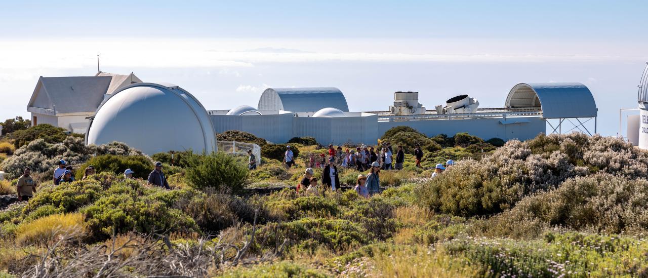 Experimento QUIJOTE en el Observatorio del Teide durante las JJPPAA23