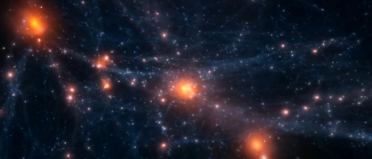 Simulación de la formación y evolución de un cúmulo de galaxias