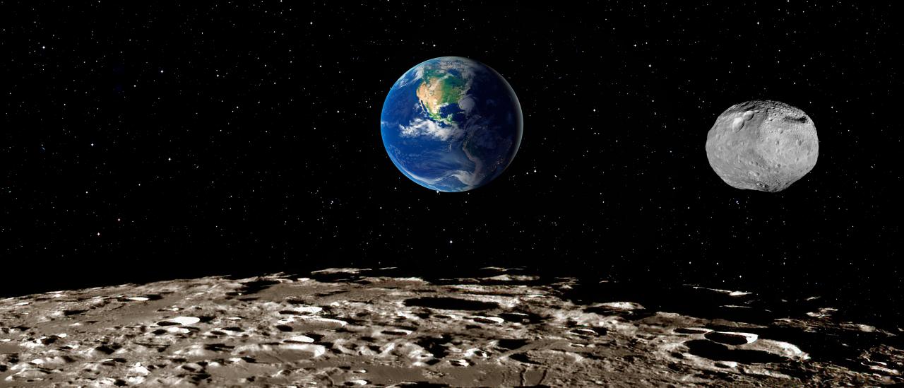 Confirman el origen lunar de 2024 PT5, un asteroide cercano a la Tierra 