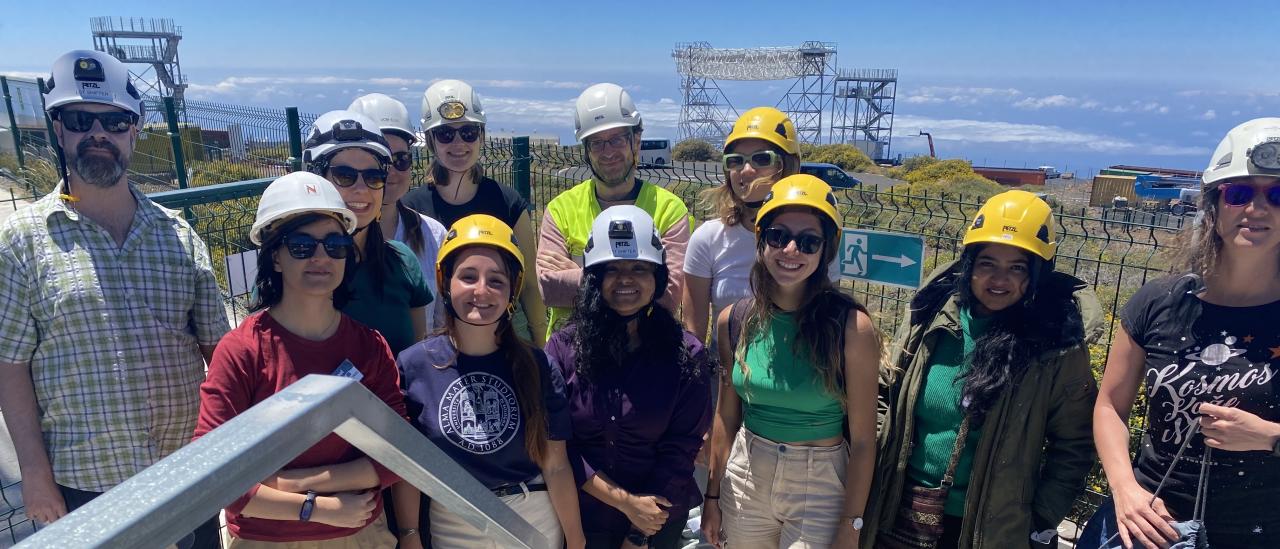 Students of the CTAO School at the ORM